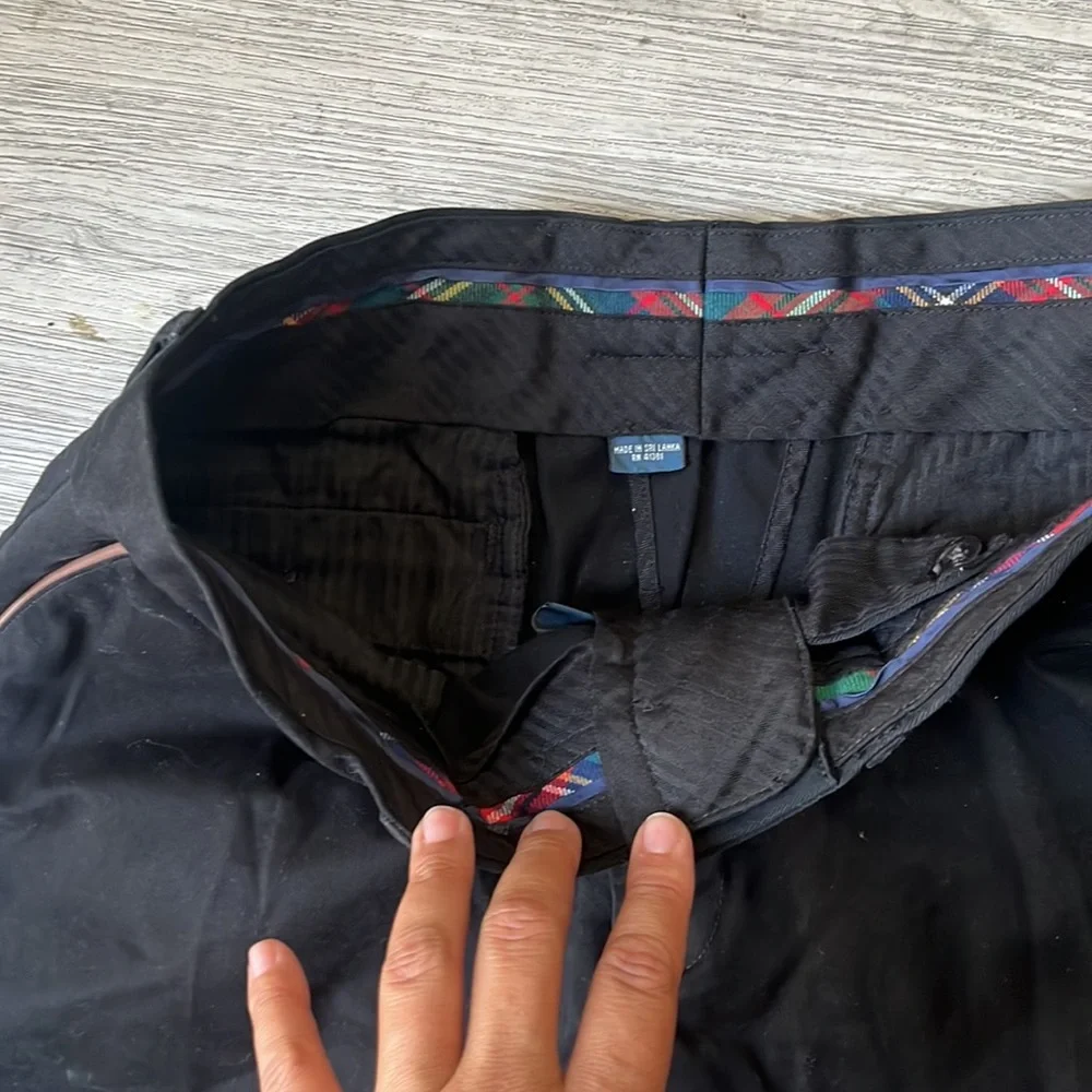 Ralph Lauren black slacks.